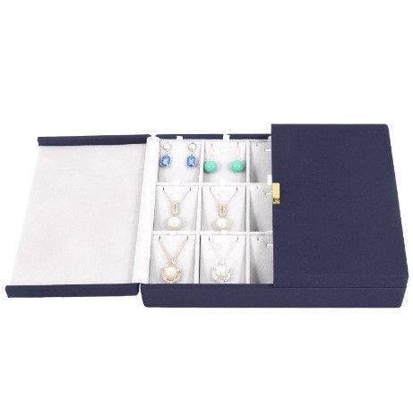 Wholesale Custom Leather Jewelry Ring Organizer Display Box