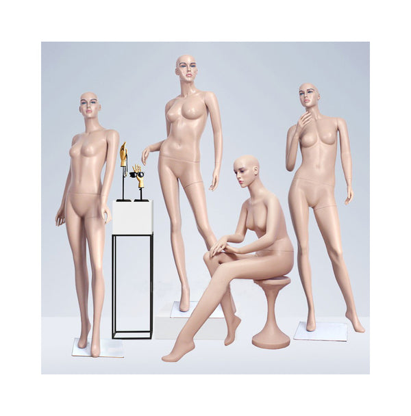 Fiberglass full body female mannequin shop window display