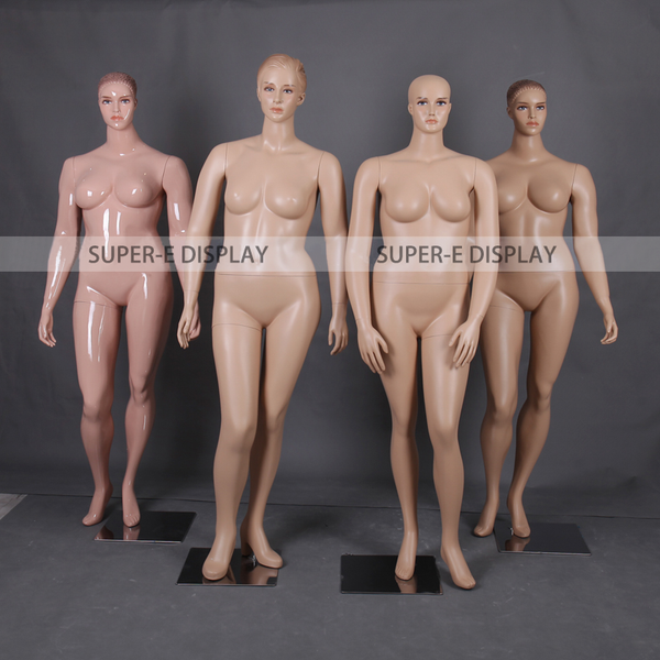 plus size fiberglass full body mannequins female
