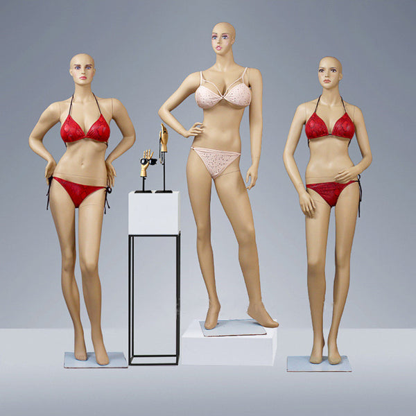realistic mannequin female clothes underwear display
