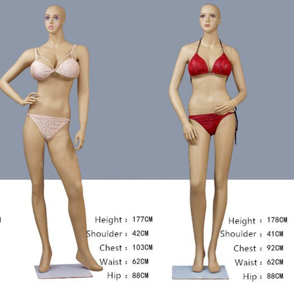 realistic mannequin female clothes underwear display