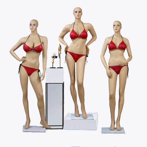 realistic mannequin female clothes underwear display