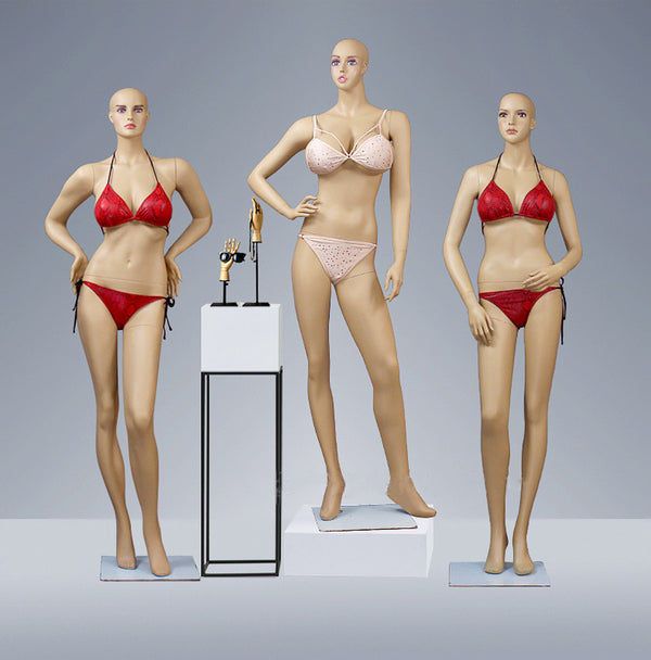 realistic mannequin female clothes underwear display