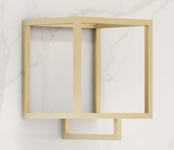 women's children's clothing gold wall hanger