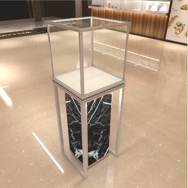 Personalized custom jewelry display stand cabinet