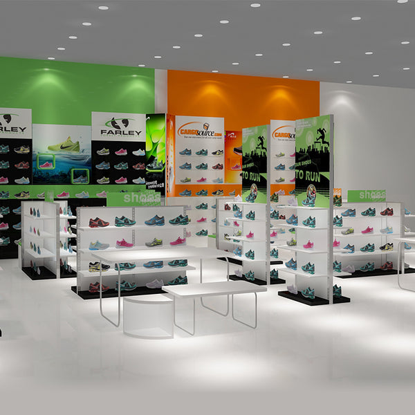 Island Shoes Sports Shoe Store Display Racks