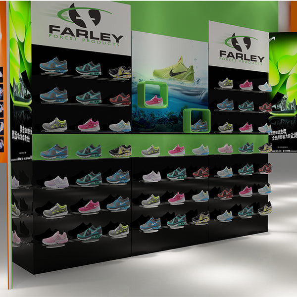 Island Shoes Sports Shoe Store Display Racks