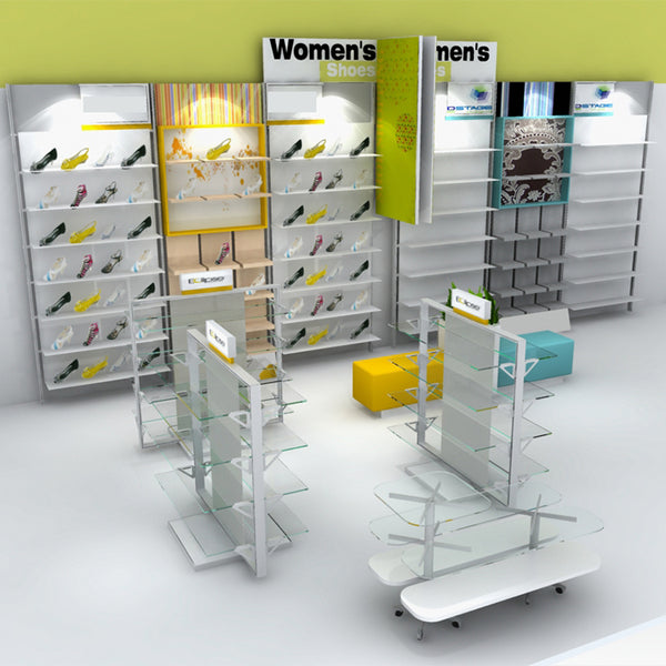 Custom Design Wall Mounted Shoe Display Shelves
