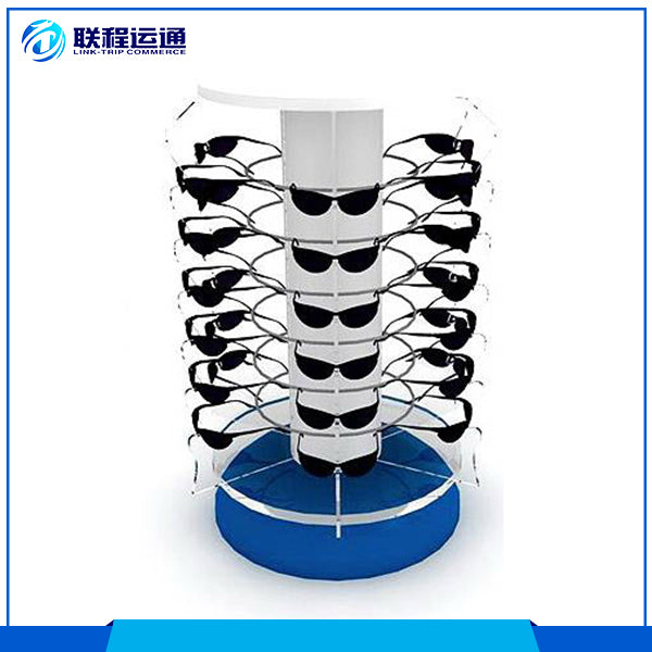 Revolving Floor Standing Acrylic Sunglasses Display Rack