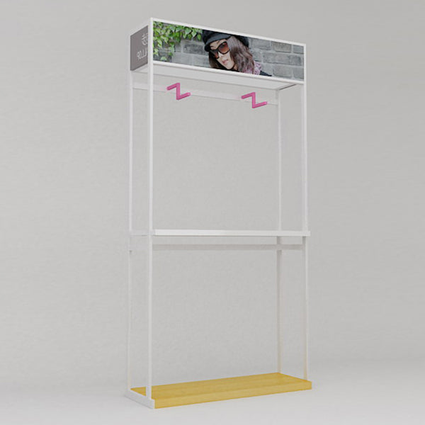 Wooden T-Shirt Display Rack Clothes Stand
