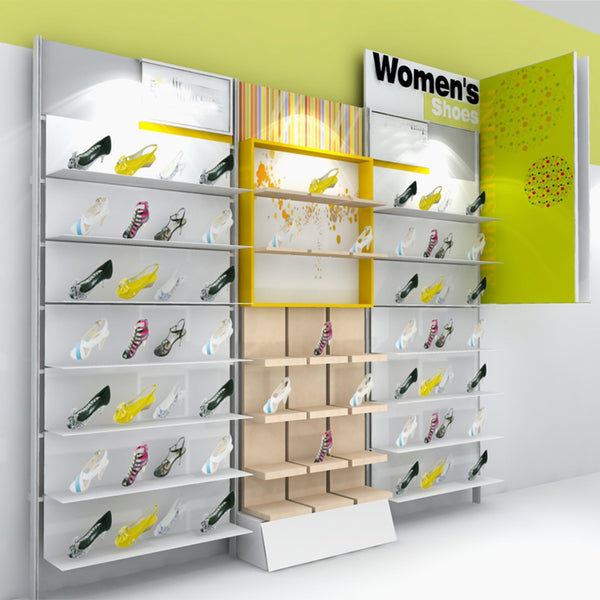 Custom Design Wall Mounted Shoe Display Shelves
