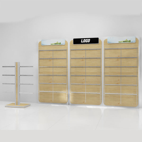 Metal Slat Wall Short Shoe Rack
