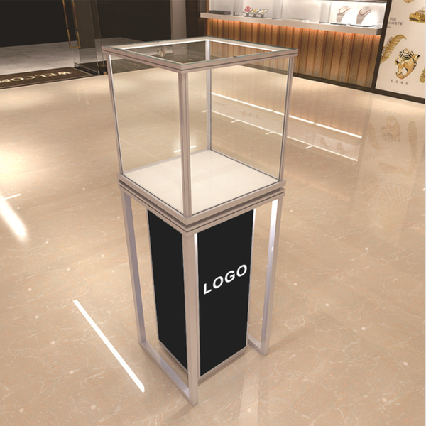 Personalized custom jewelry display stand cabinet