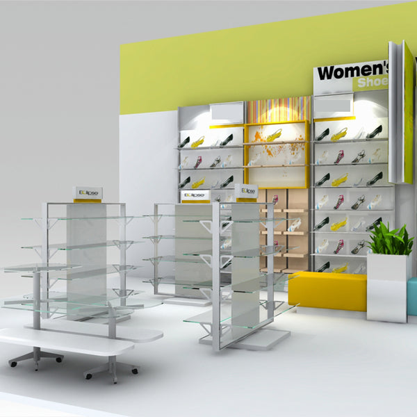 Custom Design Wall Mounted Shoe Display Shelves