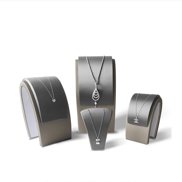 Customized Necklace And Earring Jewelry Display Set Stand