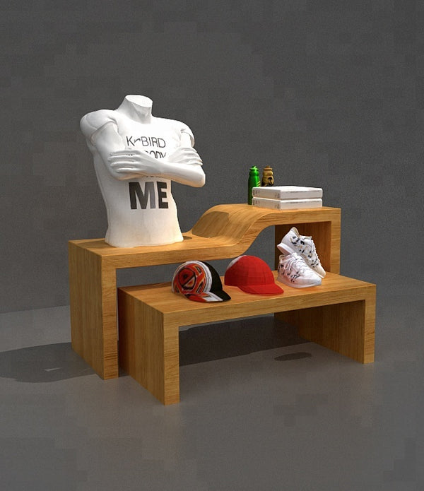 custom fitting window clothes display stand mannequin platform