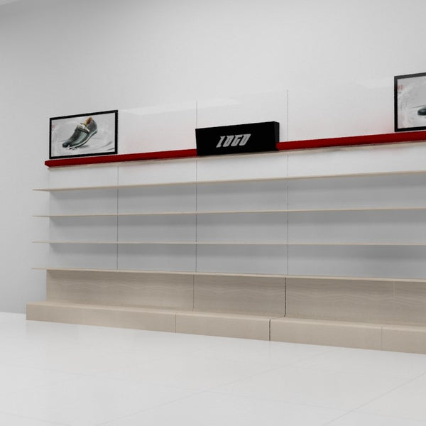 Custom Modern Shoes Retail Shoe Display Shelves