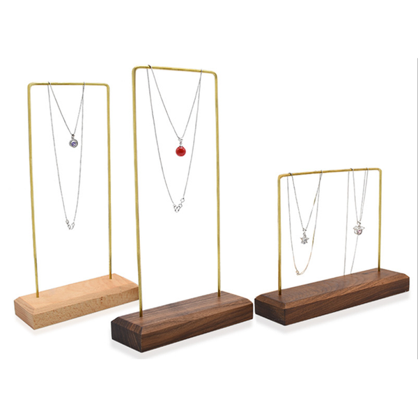 Customized Necklace And Earring Jewelry Display Set Stand