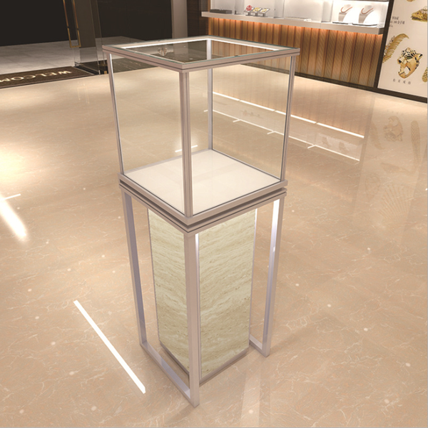 Personalized custom jewelry display stand cabinet