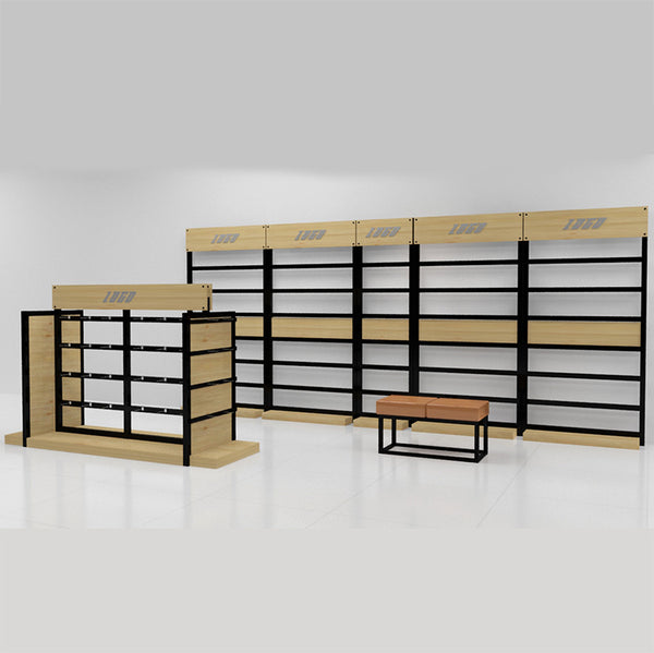 Metal Slat Wall Short Shoe Rack