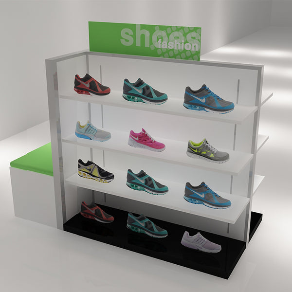 Island Shoes Sports Shoe Store Display Racks