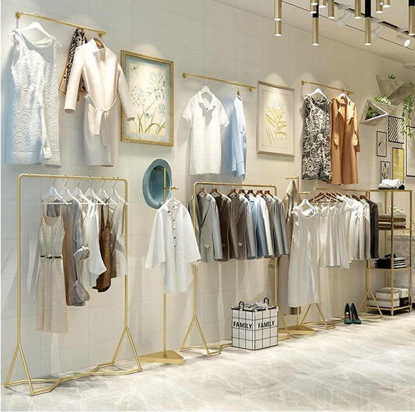 metal clothing display rack for garment store