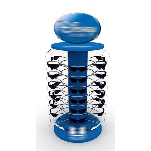 Optical Shop Rotatable Aluminium Sunglasses Display Stands