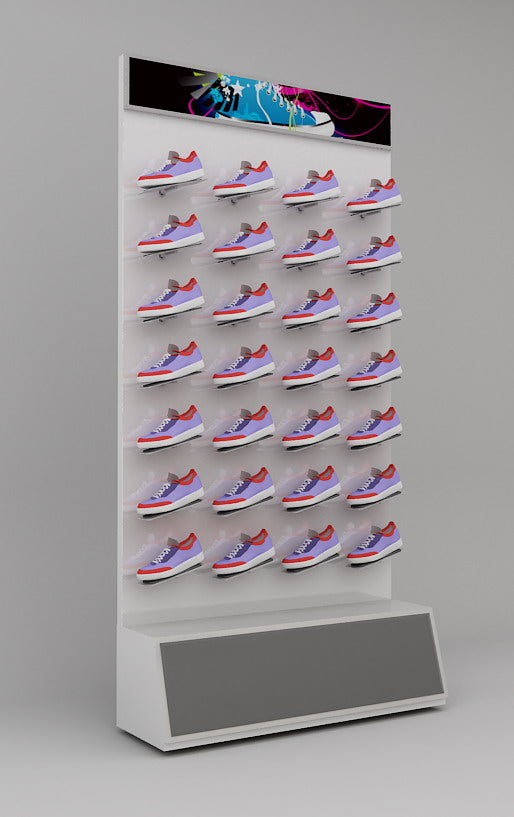 customized metal shoe rack shelf wall