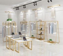 metal clothing display rack for garment store