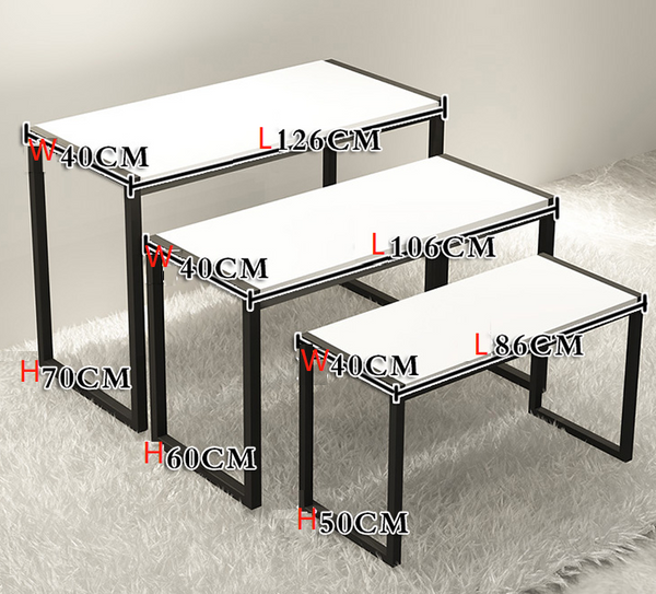 White Island Rack Shoe Bag Display Table