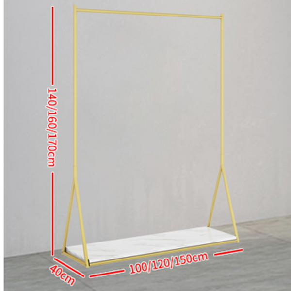 Clothing Store Metal Gold Display Stand