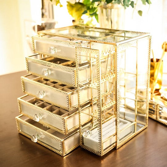 Acrylic Muti-Layer Transparent Jewelry Box Organizer