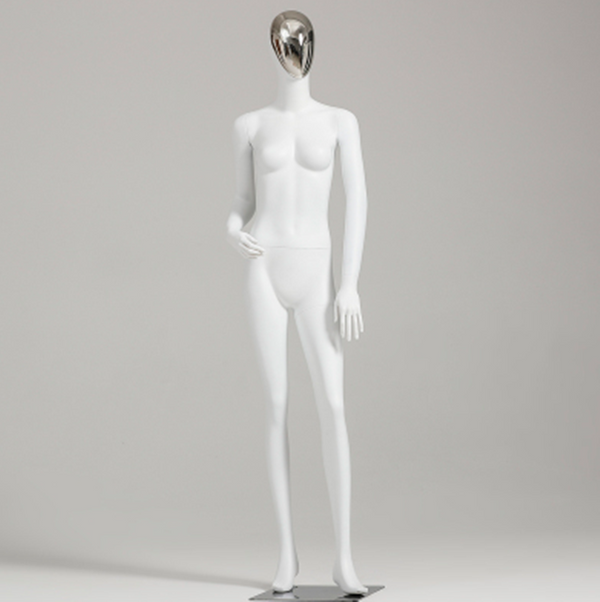 black fiberglass adult female full body mannequin