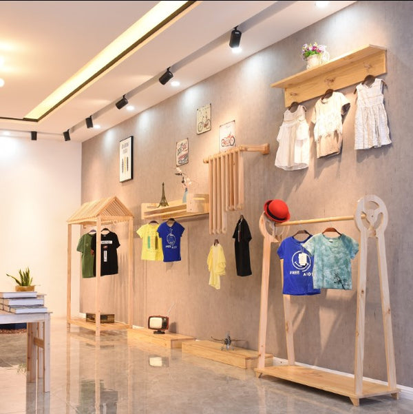 Custom Baby Kids Garment Display Rack for Clothing Store