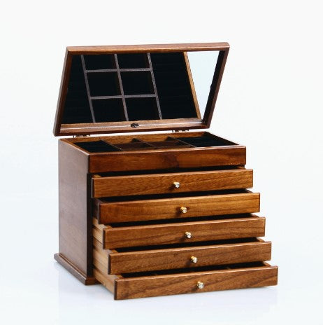 Fashion portable jewellery safe box