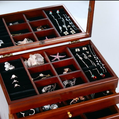 Fashion portable jewellery safe box