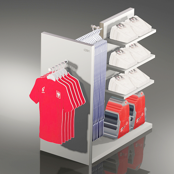 clothes shop furniture mens garment display stand