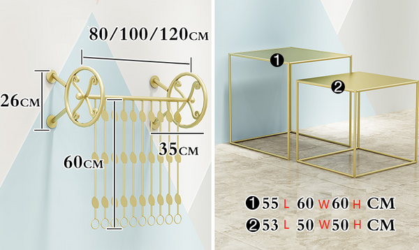 baby boutique clothing furniture dress display rack