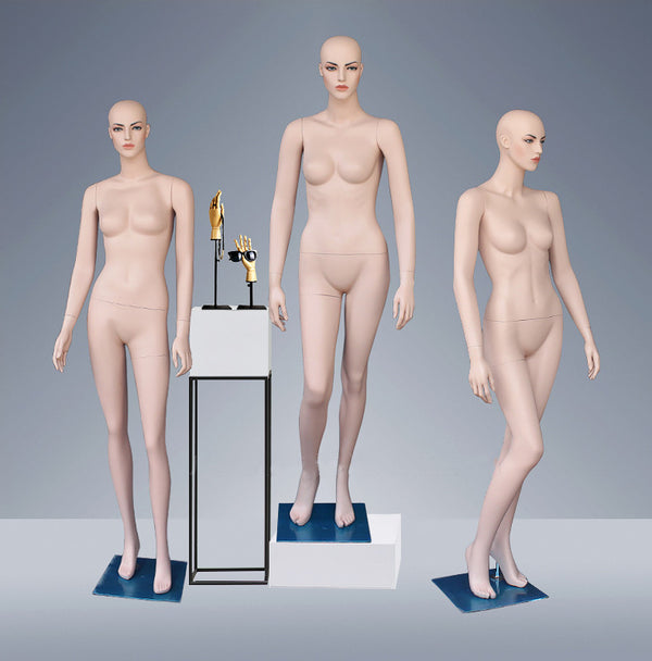 Fiberglass full body female mannequin shop window display