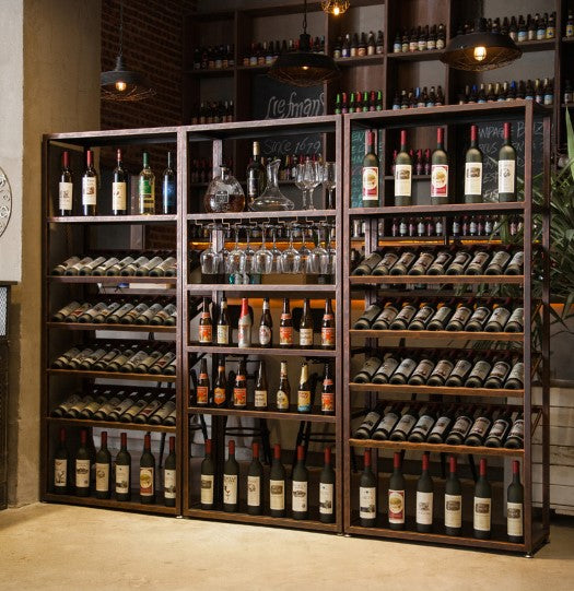 Stainless Steel Wine Holder Display Shelves
