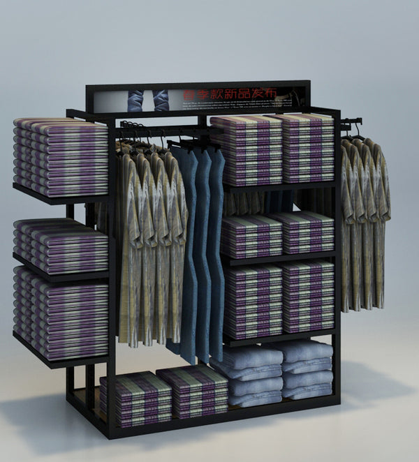 clothes shop furniture mens garment display stand