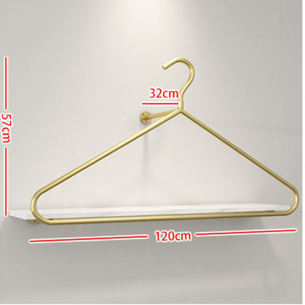Clothing Store Metal Gold Display Stand