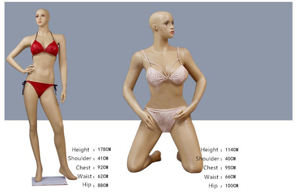 sexy lifelike female underwear full body mannequin