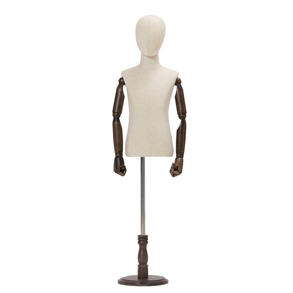 Fashionable Child Half Body Mannequins Torso for Kids
