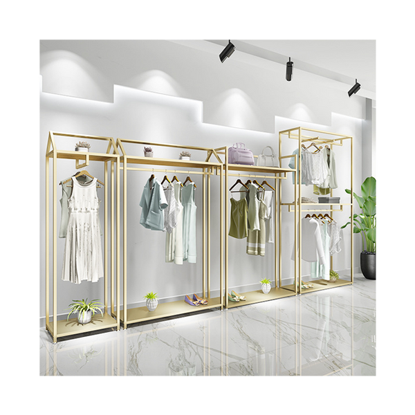 Custom Clothing Store Metal Display Shelf