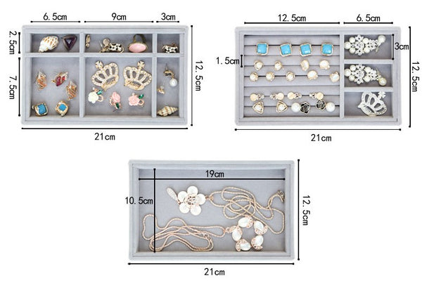 Acrylic Muti-Layer Transparent Jewelry Box Organizer