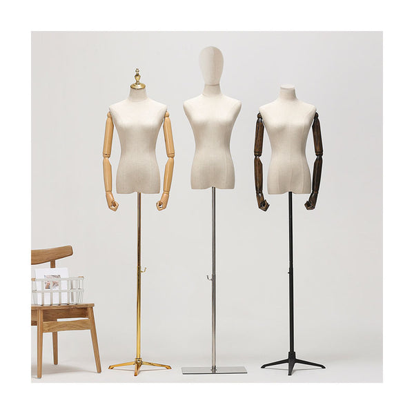 upper body window display female mannequins