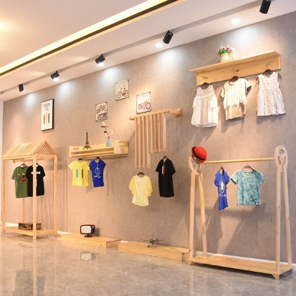 Custom Baby Kids Garment Display Rack for Clothing Store