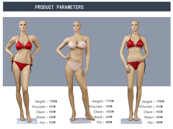 sexy lifelike female underwear full body mannequin
