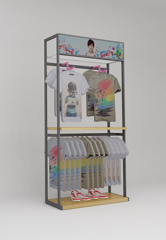 clothes shop furniture mens garment display stand